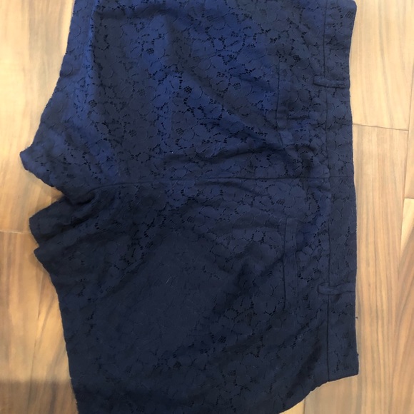 Blue Lace Fancy Shorts - Picture 2 of 3